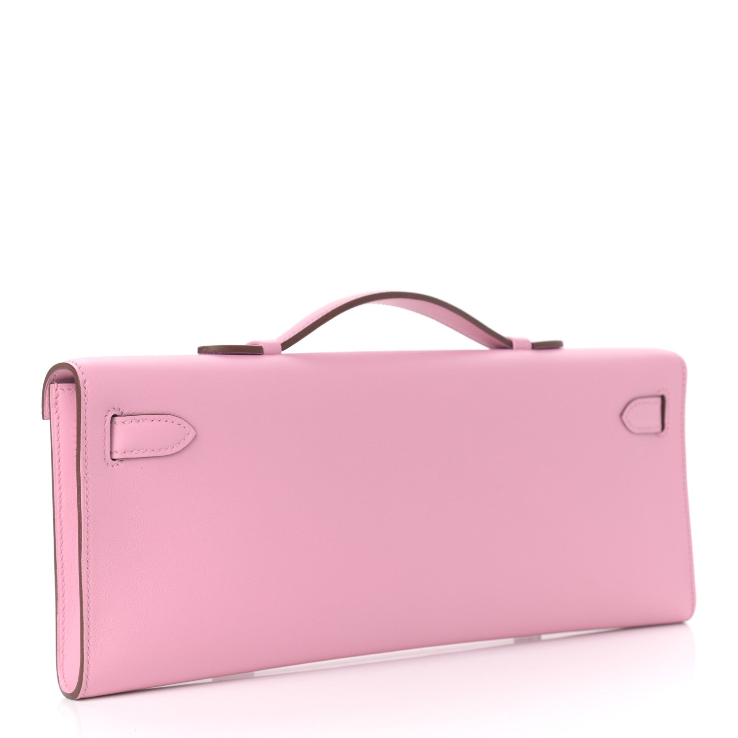Hermes Swift Kelly Cut Clutch Pochette Mauve Sylvestre 3 of 26