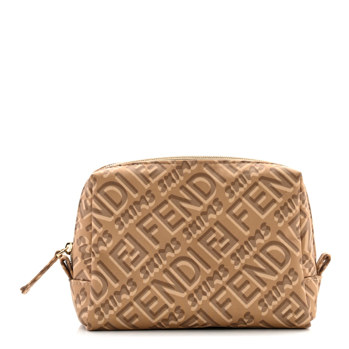 X SKIMS Nylon Small Trapezoid Beauty Pouch Sand
