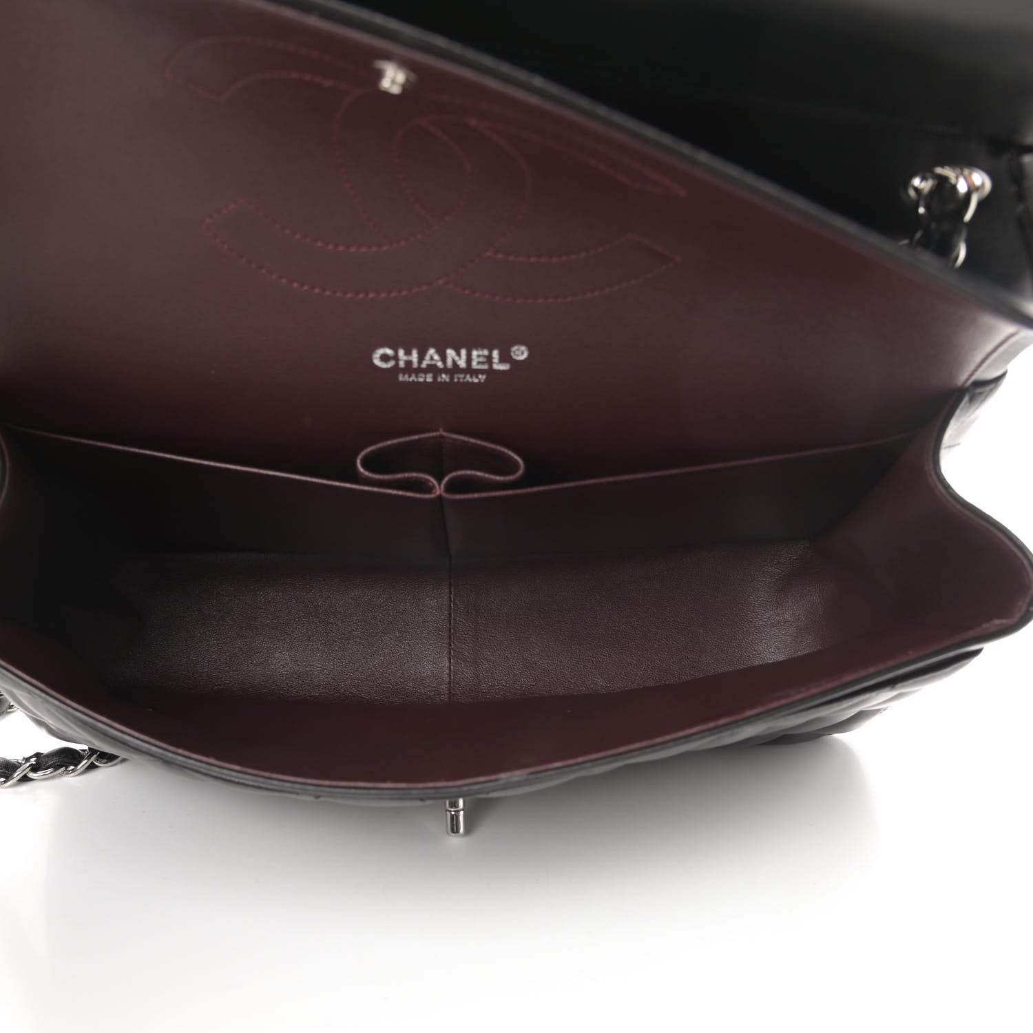 Chanel Lambskin Quilted Jumbo Double Flap Black 5 of 16