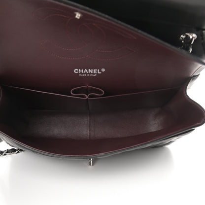 Chanel Lambskin Quilted Jumbo Double Flap Black 5 of 16