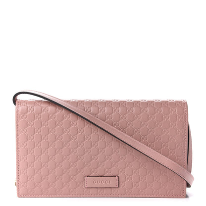 Gucci Microguccissima Crossbody Wallet Soft Pink 2 of 9