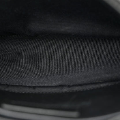 Saint Laurent Crinkled Calfskin Matelasse Monogram Baby Niki Chain Satchel Storm 5 of 15