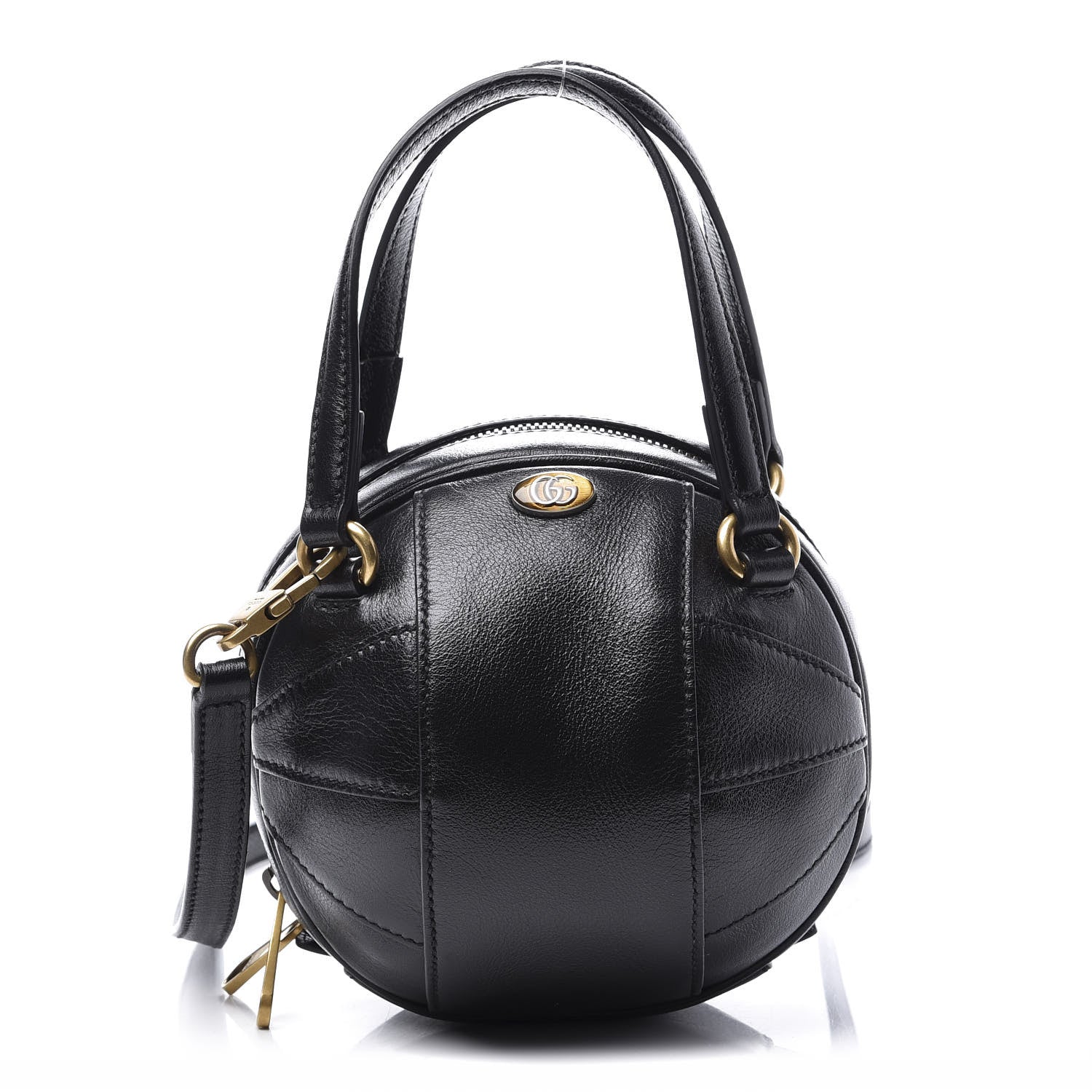 Gucci Piuma Lux Energy Mini Tifosa Basketball Shaped Shoulder Bag Black 1 of 10