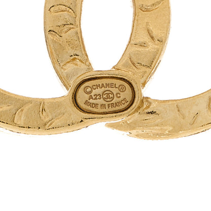 Chanel Crystal Twist CC Earrings Gold 4 of 5