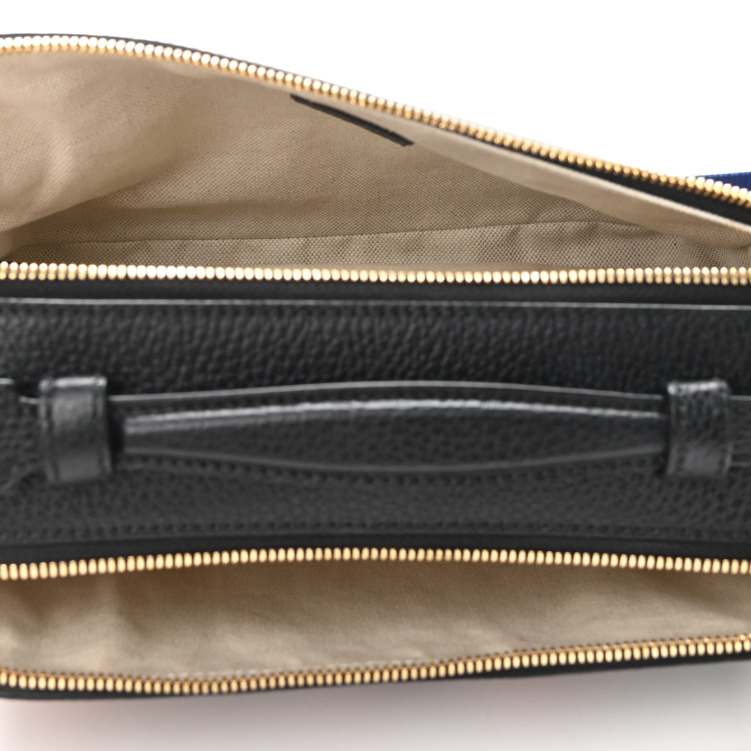Gucci Grained Calfskin Sylvie Web Kingsnake Small Camera Bag Black Multicolor 5 of 12