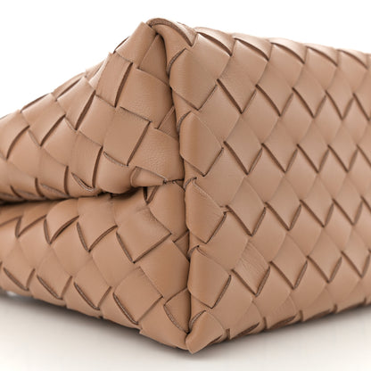Bottega Veneta Nappa Intrecciato Small Andiamo Shoulder Bag Biscuit 8 of 9