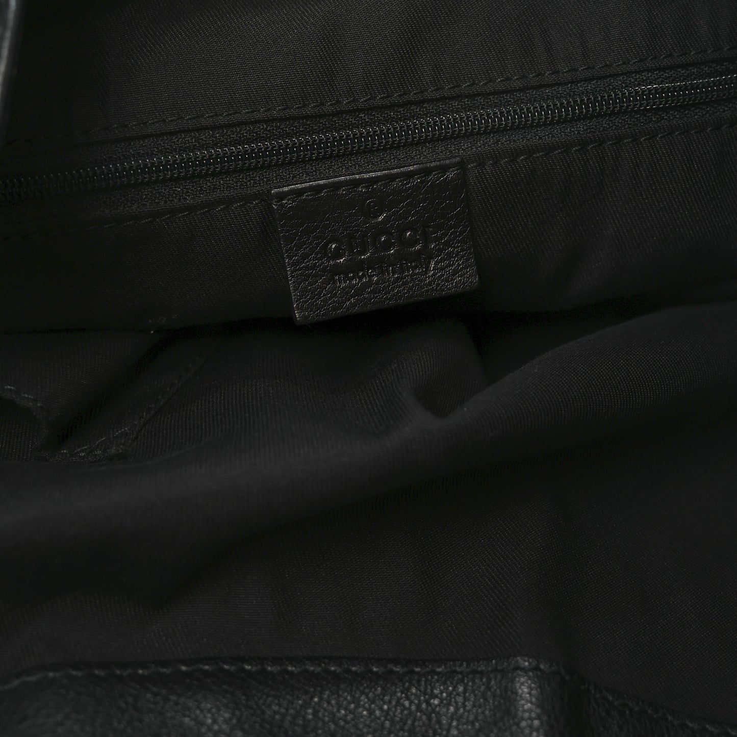 Monogram Large New Ladies Web Hobo Black