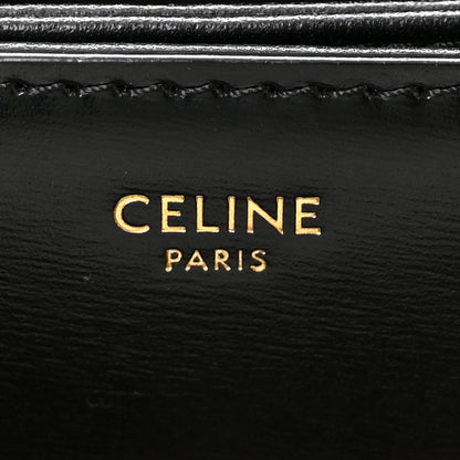 Celine Shiny Calfskin Medium Triomphe Black 6 of 10