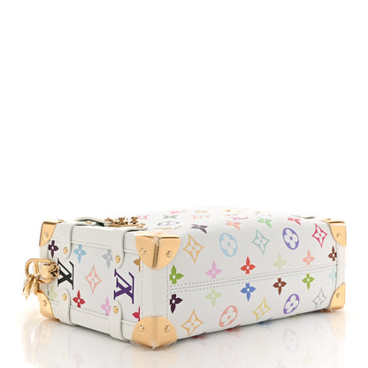 Louis Vuitton LV x TM Cowhide Monogram Multicolor Side Trunk MM White 4 of 10