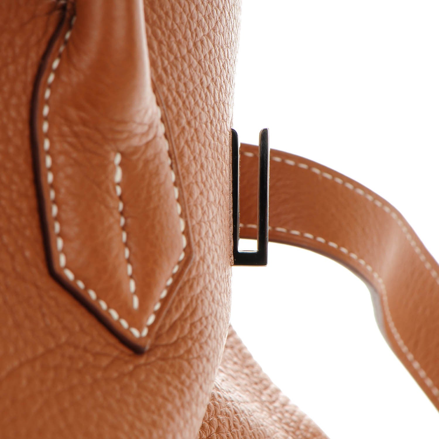 Hermes Taurillon Clemence JPG Shoulder Birkin II 42 Gold 16 of 26