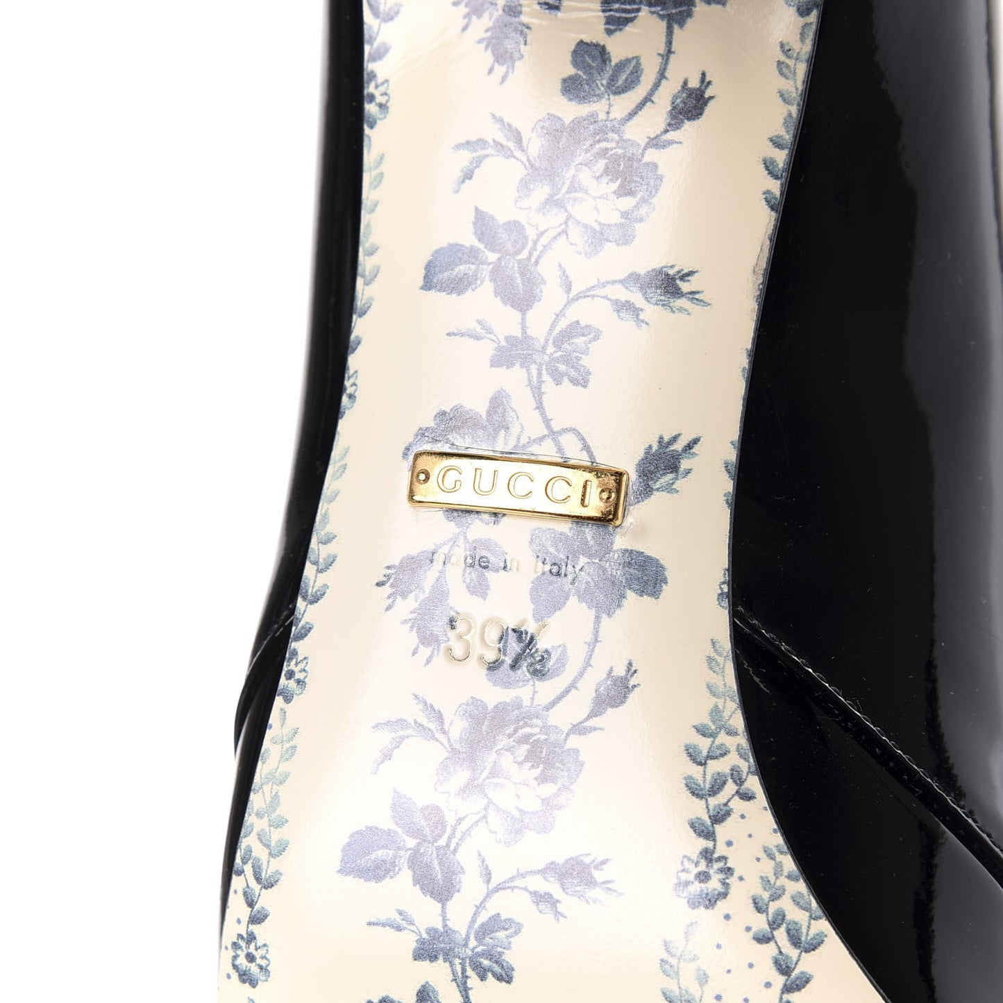 Vernice GG Victoire 55mm Loafer Pumps 39.5 Black