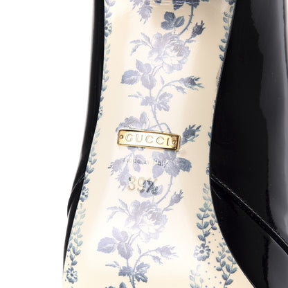Gucci Vernice GG Victoire 55mm Loafer Pumps 39.5 Black 8 of 10