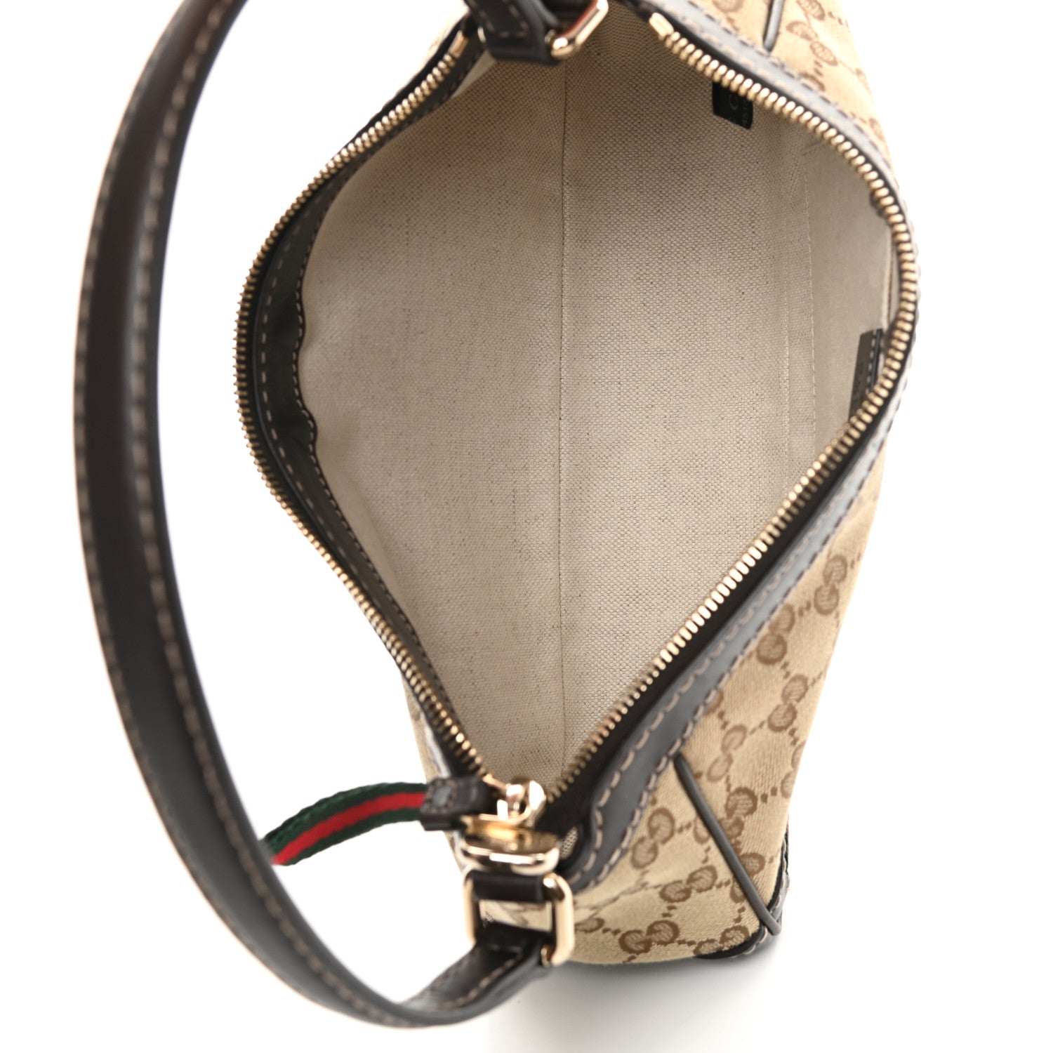 Gucci Monogram Small Mayfair Shoulder Bag Dark Brown 5 of 14