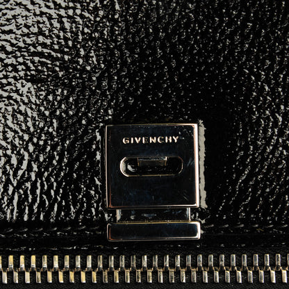 Givenchy Patent Medium Pandora Pure Flap Bag Black 2 of 8