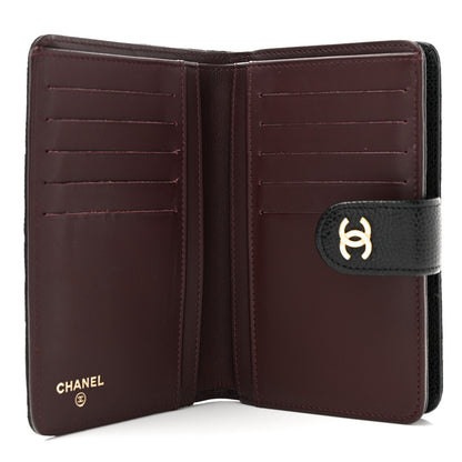 Chanel Caviar Quilted Zipped Pocket Wallet Black 5 of 9