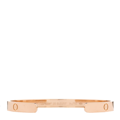 Cartier 18K Pink Gold LOVE Cuff Bracelet 20 2 of 4