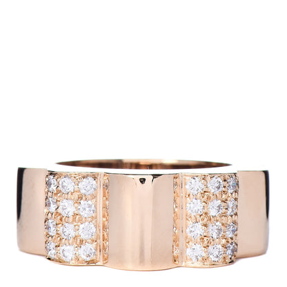 Chanel 18K Yellow Gold Diamond Profil de Camélia Ring 55 7.25 1 of 6