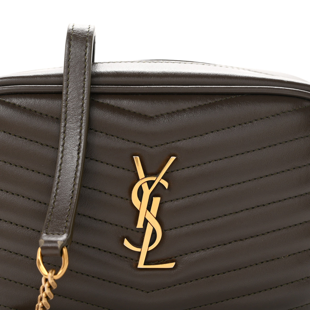 Calfskin Matelasse Monogram Mini Lou Camera Bag Light Musk