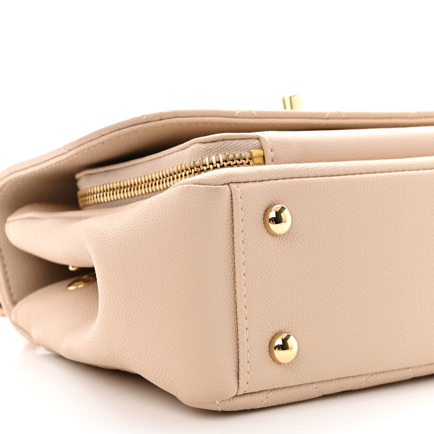 Chanel Caviar Quilted Small Business Affinity Flap Beige 9 of 11