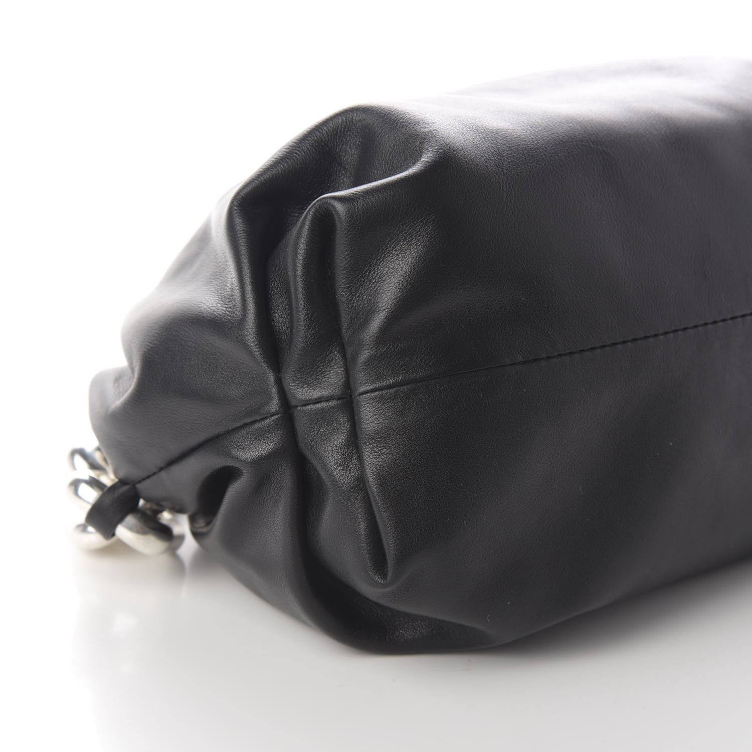 Bottega Veneta Calfskin The Pouch Chain Black 7 of 9