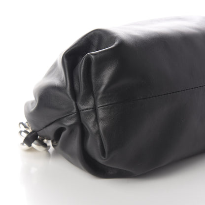 Bottega Veneta Calfskin The Pouch Chain Black 7 of 9