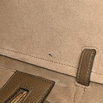 Celine Soft Grained Calfskin Small Belt Cabas Phantom Taupe 9 of 12