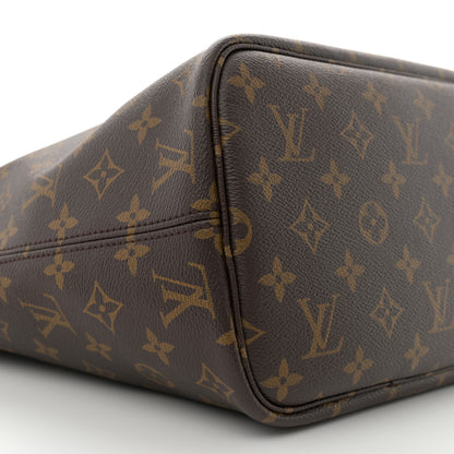 Louis Vuitton Monogram Calfskin Neo Neverfull Inside Out MM Tan 13 of 17
