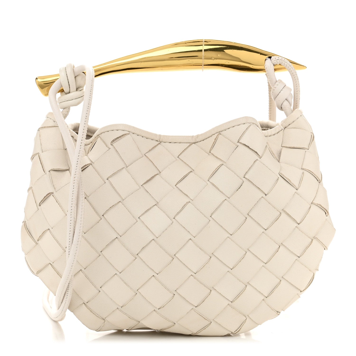 Bottega Veneta Nappa Intrecciato Mini Sardine Bag Chalk 1 of 9