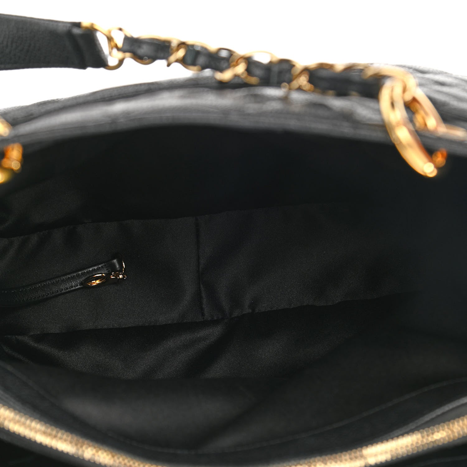 Chanel Caviar Quilted Grand Shopping Tote GST Black 5 of 11