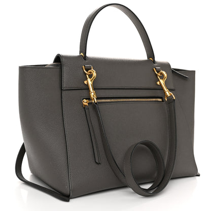 Celine Grained Calfskin Mini Belt Bag Grey 3 of 11