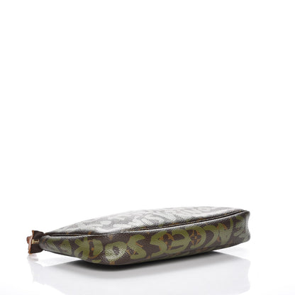 Louis Vuitton Monogram Graffiti Pochette Accessories Kaki 4 of 8