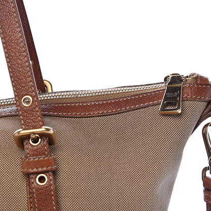 Prada Jacquard Logo Tote Corda Brandy 13 of 18