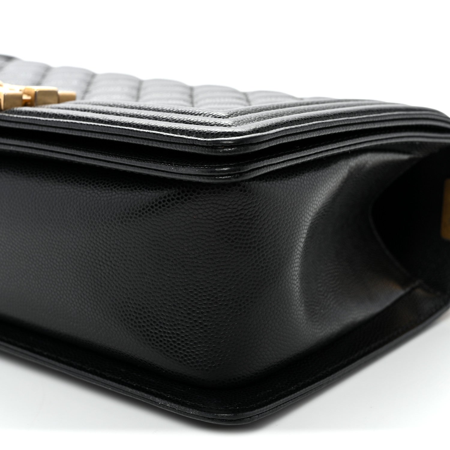 Chanel Caviar Quilted Medium Boy Flap Black 10 of 10