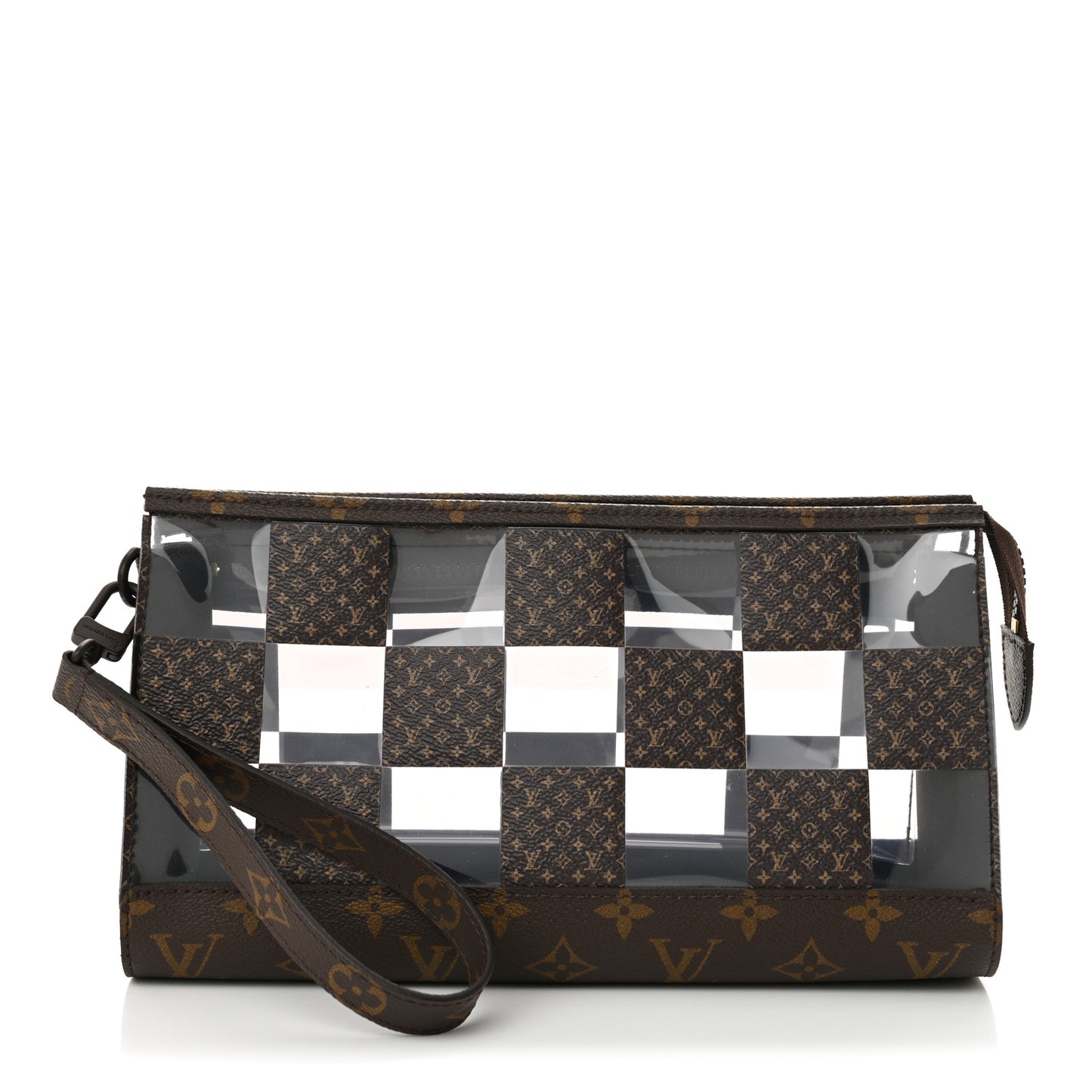 PVC Monogram Chess Standing Pouch
