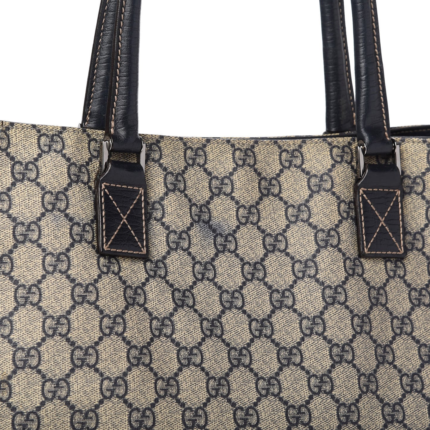 GG Plus Monogram Small Vertical Tote Blue
