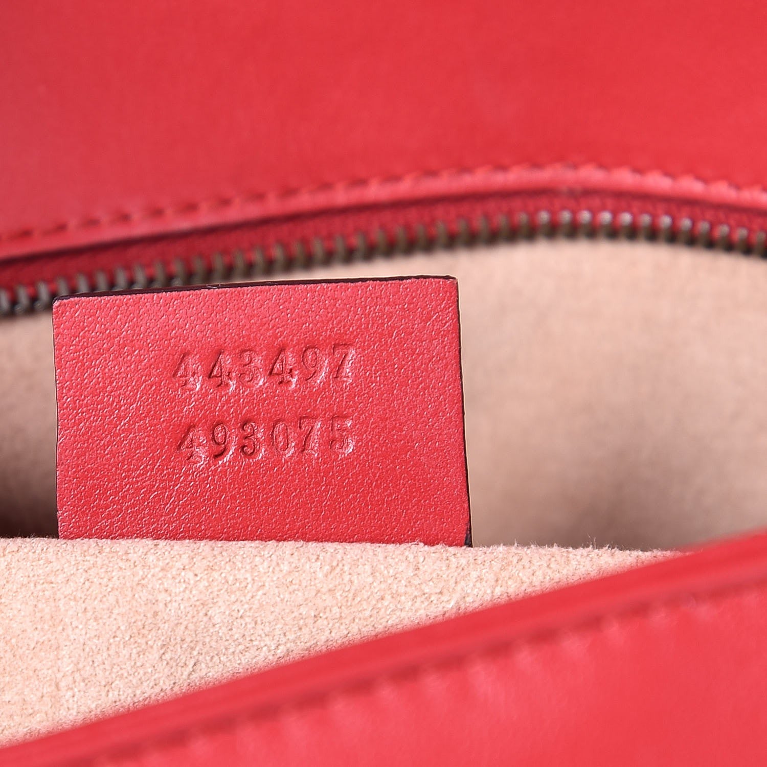 Gucci Calfskin Matelasse Small GG Marmont Shoulder Bag Hibiscus Red 8 of 9