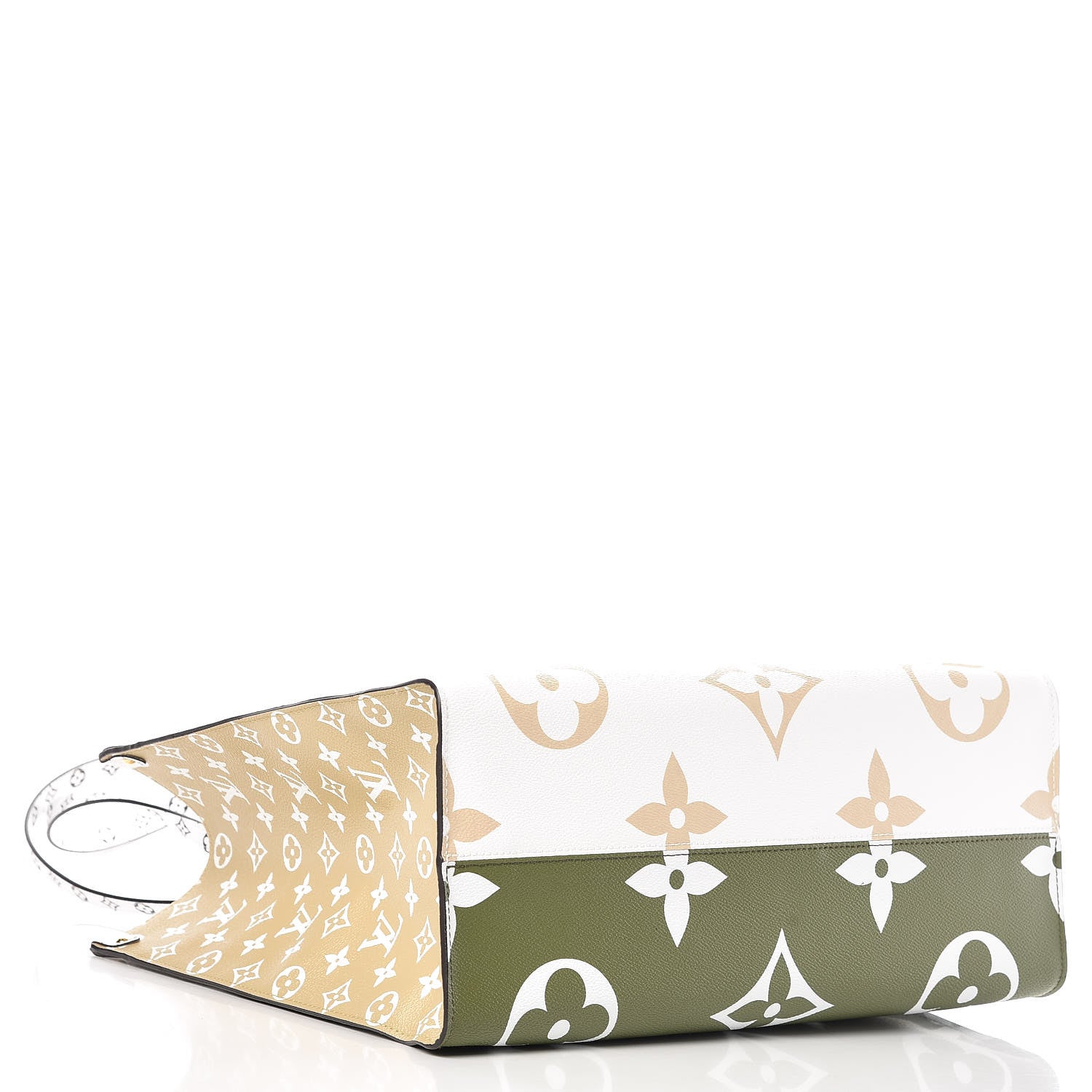 Louis Vuitton Monogram Giant Onthego GM Kaki Beige 5 of 11