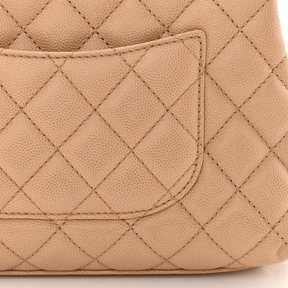 Chanel Caviar Lizard Embossed Quilted Mini Coco Handle Flap Beige 11 of 13