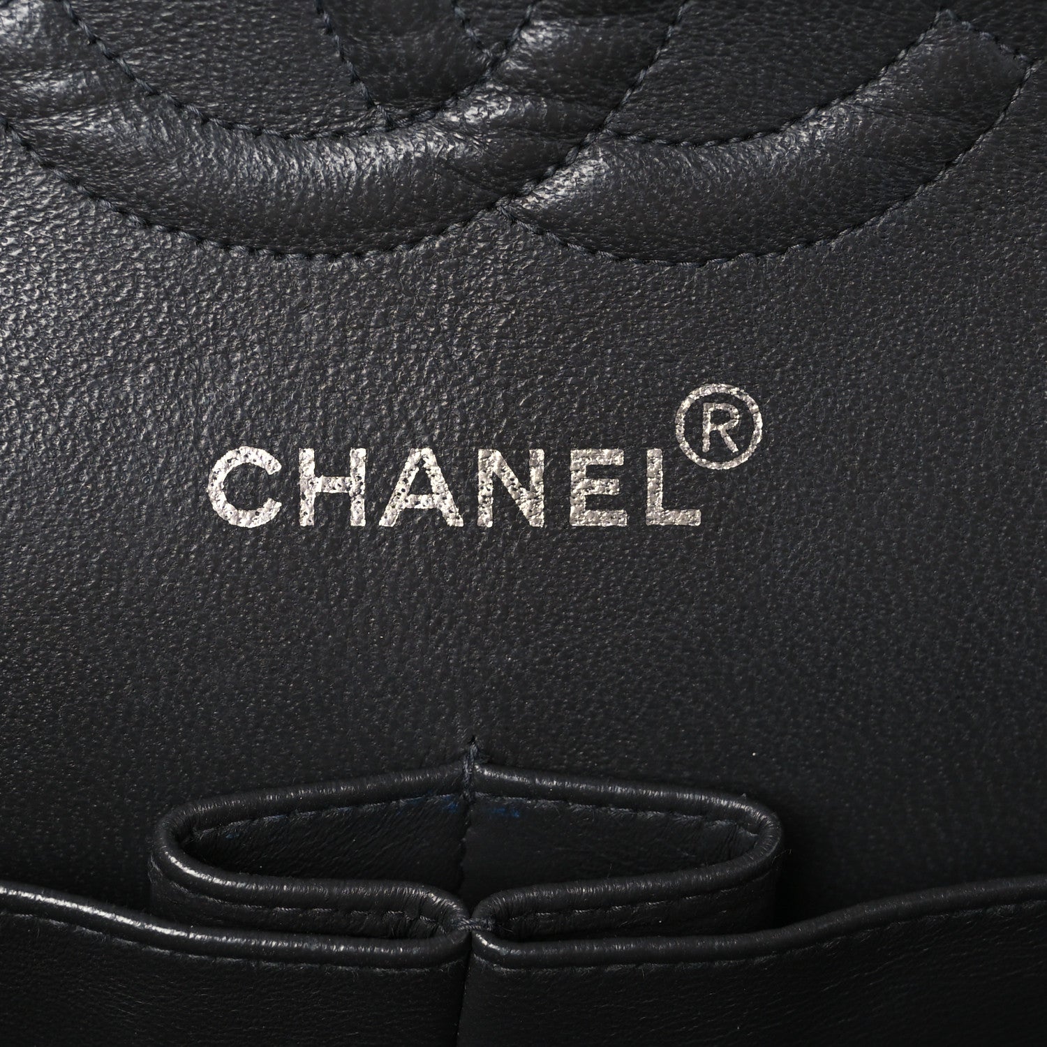 Chanel Lambskin Quilted Medium Double Flap Grey 5 of 12