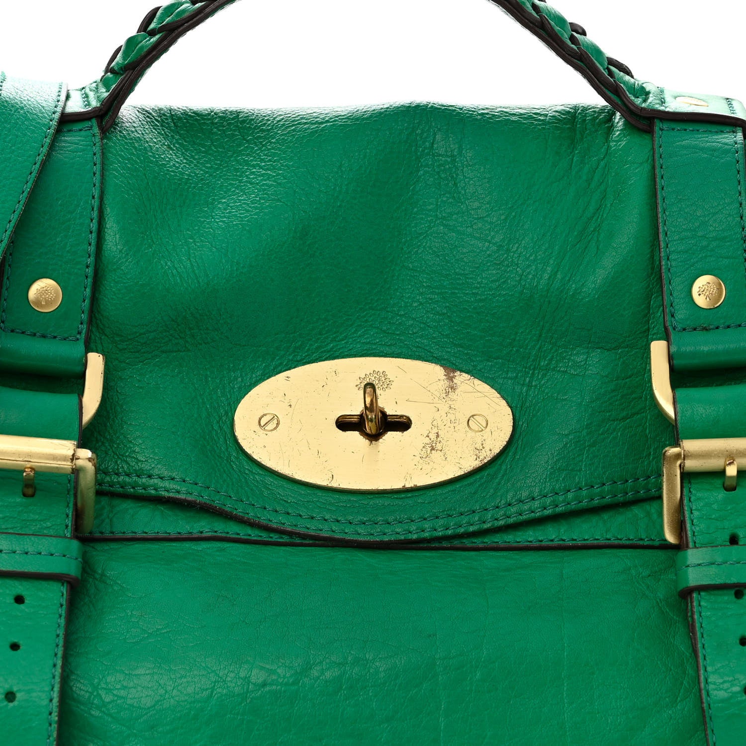 Mulberry Soft Buffalo Medium Alexa Aqua Green 8 of 17