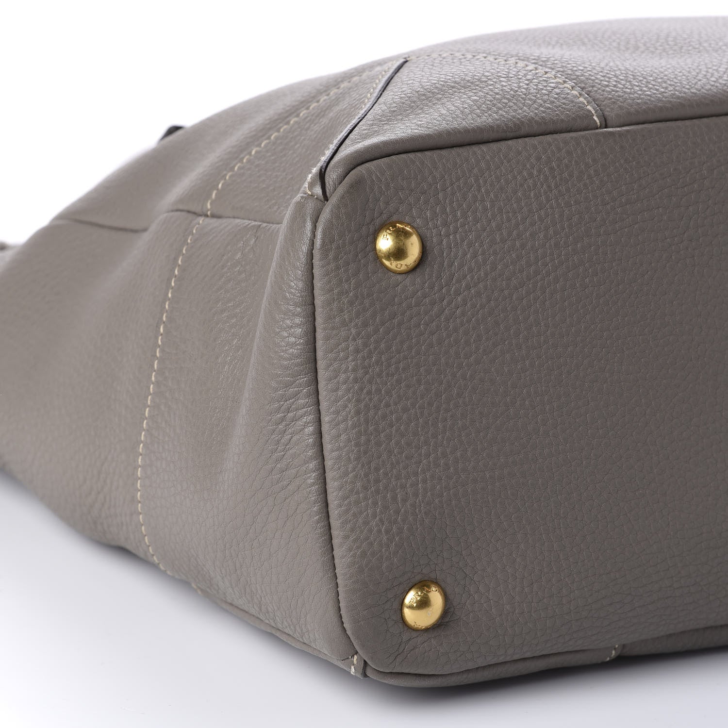 Prada Vitello Daino Hobo Argilla 6 of 10
