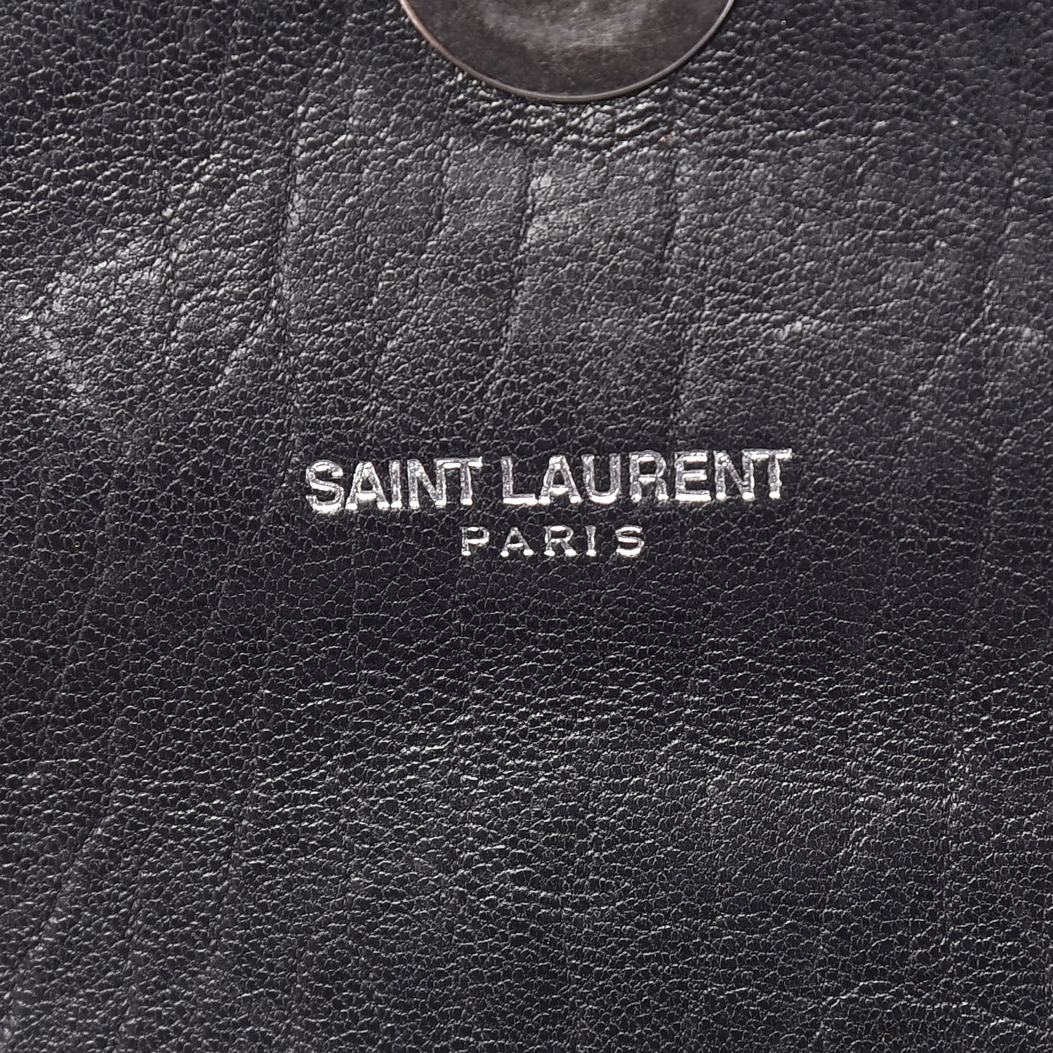 Saint Laurent Sheepskin Matelasse Chevron Monogram Medium College Bag Black 7 of 12