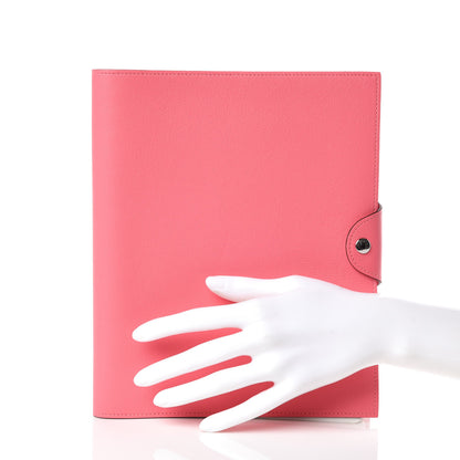 Hermes Swift Ulysse MM Notebook Cover Rose Azalee 2 of 7