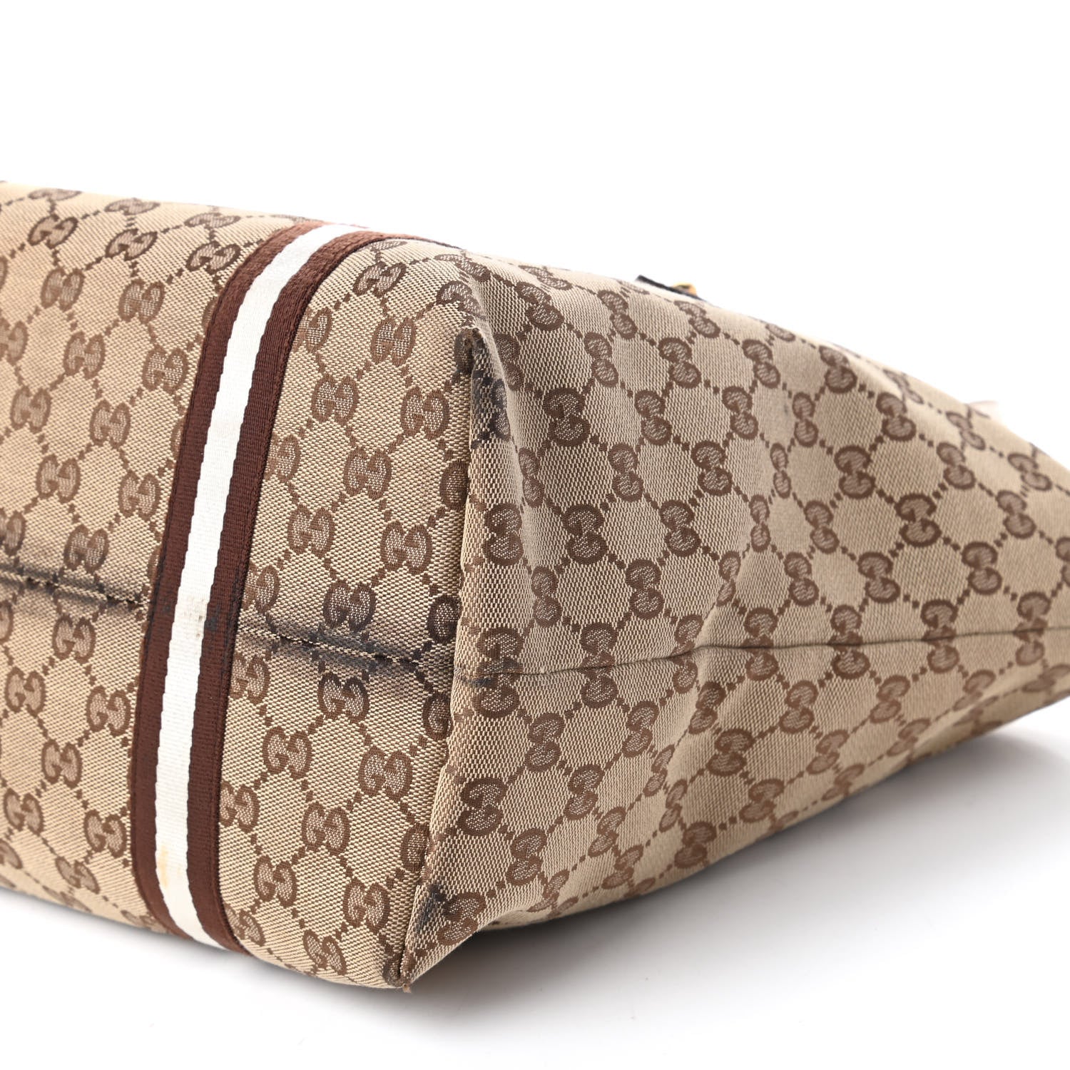 Gucci Monogram Large Jolicoeur Tote White 7 of 11