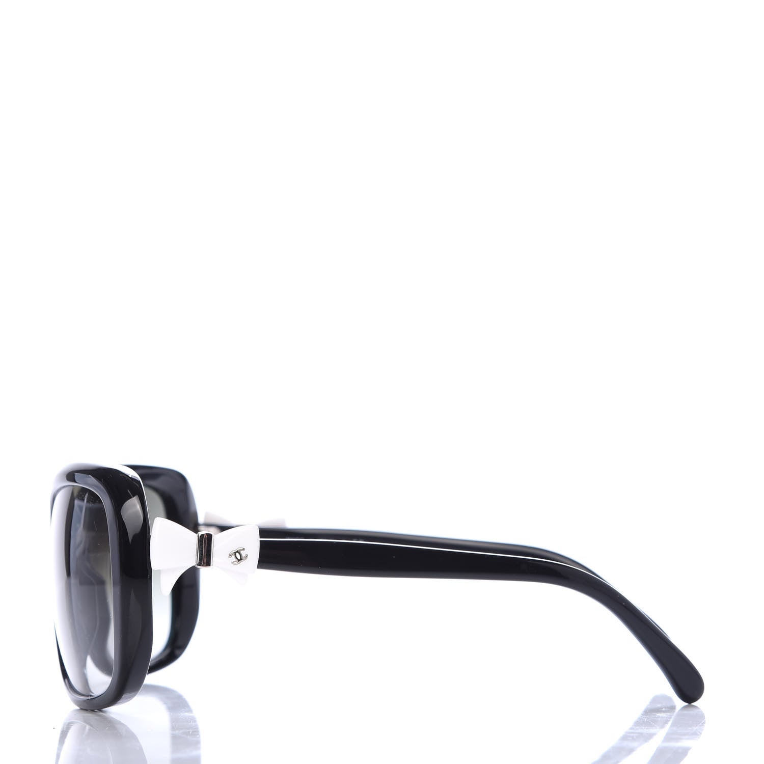 Chanel CC Bow Sunglasses 5171 Black White 3 of 7