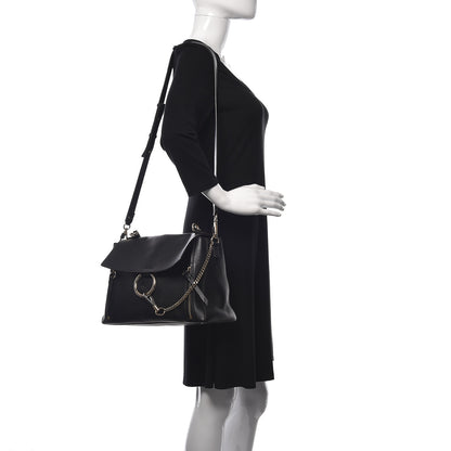 Chloe Calfskin Medium Faye Day Shoulder Bag Black 3 of 10