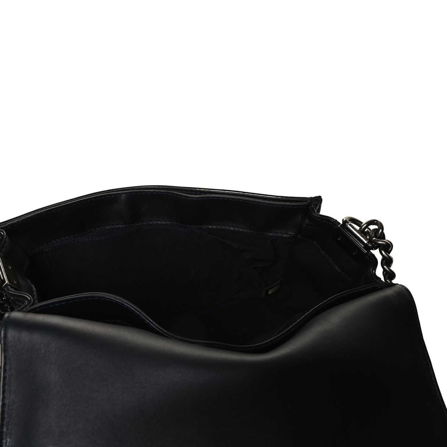 Patent New Medium Boy Reverso Flap Black