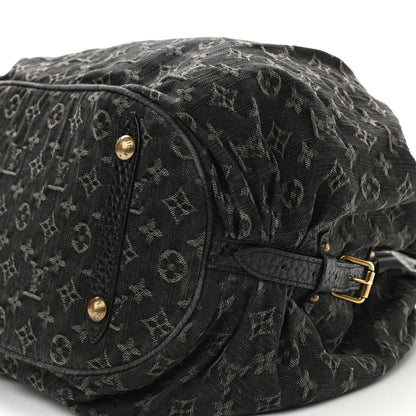 Louis Vuitton Denim Mahina XL Black 7 of 10