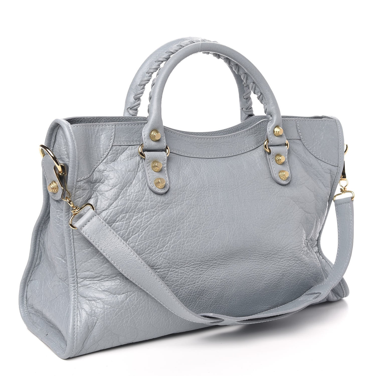 Balenciaga Agneau Giant 12 Gold Hardware City Bleu Opaline 3 of 10