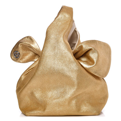 Chanel Metallic Lambskin Knot Hobo Gold 1 of 7